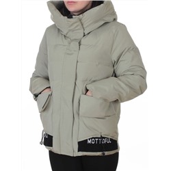 PE23-2 OLIVE Куртка зимняя женская оверсайз (150 гр. холлофайбер)
