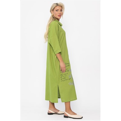 Платье Мирослава (лайм) П15470-7М