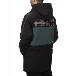 2171 BLACK GREEN Куртка мужская зимняя облегченная (130 гр. холлофайбер)