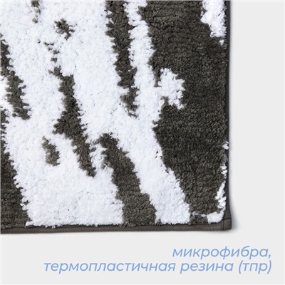 Коврик для дома SAVANNA «Вилли», 50×80 см, серый