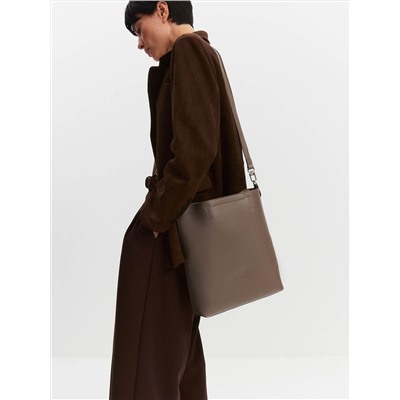 Женская кожаная сумка Richet 3203LN 862 Тауп