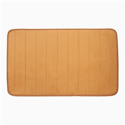 Коврик для ванной «Этель» Basic, 50×80 см, светло-коричневый