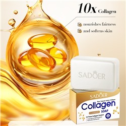 Мыло для лица и тела с Коллагеном Sadoer, 100 гр.
