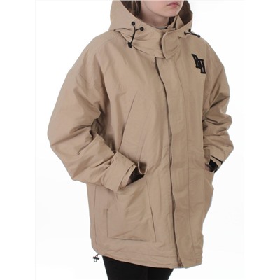 3097 BEIGE Куртка демисезонная женская (100 гр. холлофайбер)