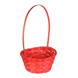 Корзина плетеная 20x9 / GN295-11 /уп 200/ (Красный)