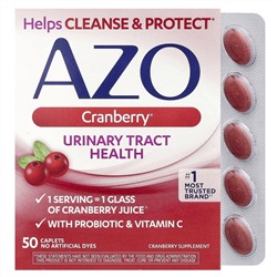 AZO, Cranberry®, добавка для здоровья мочевыводящих путей, 50 капсул