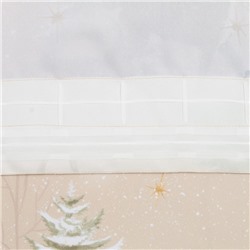 Комплект штор для кухни с подхватами Christmas forest 145×180 см-2 шт., габардин