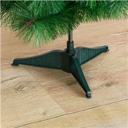 Искусственная ёлка настольная «Зимнее волшебство. Кедр зелёный», 60 см, d иголок 10 см, d нижнего яруса 50 см, 35 веток отгибаются