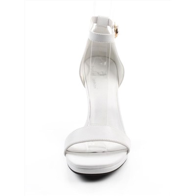 08-A78F-620D WHITE Босоножки женские (натуральная кожа)