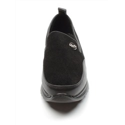 06-5013 BLACK Туфли (натуральная замша)