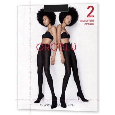 Twins Microfibre Opaque 60, 2 PairsOroblu