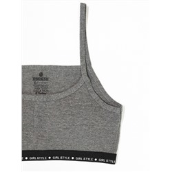 4012-23 Топ для девочки темно-серый (BAYKAR)