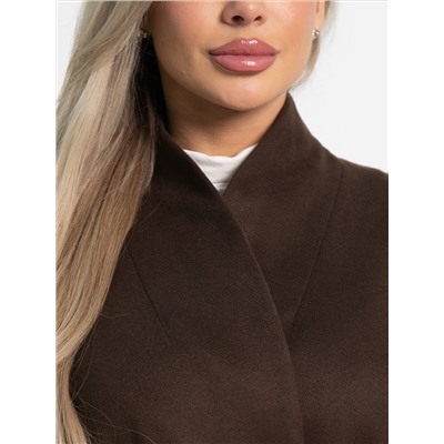 Пальто Мелания (горький шоколад) Б15185-5М