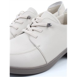 03-YDN15-23 LT. BEIGE Полуботинки женские (натуральная кожа)