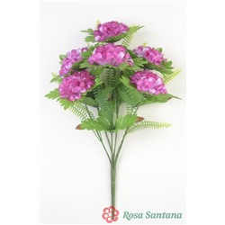 Ветка в букете шафран на листе 6 веток. Цвет в ассортименте, без права выбора.