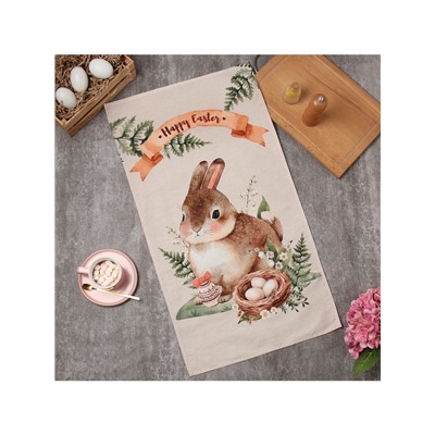 Полотенце кухонное «Этель» Happy Easter, 40×73 см, 100% хлопок, саржа 190 г/м²