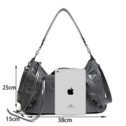 Женская сумка, кожа, MIRONPAN  521205 Серый