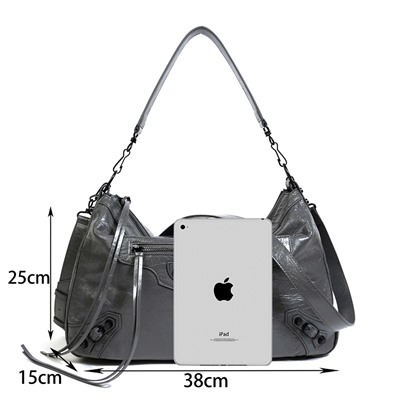 Женская сумка, кожа, MIRONPAN  521205 Серый