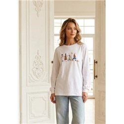 Лонгслив свобоного кроя