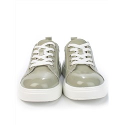 05-HY21-5D GRAY GREEN Кроссовки женские (натуральная кожа)