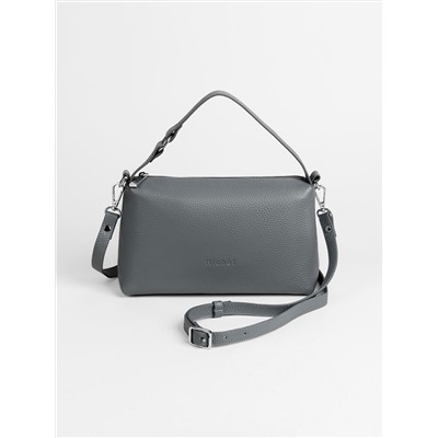 Женская кожаная сумка Richet 3239LN 303 Серый