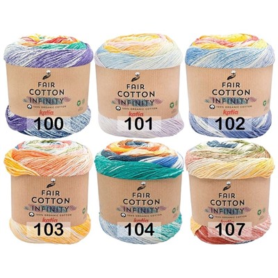 Пряжа Katia Fair Cotton Infinity