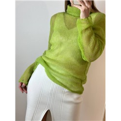 Джемпер - водолазка ALISA, Зеленое яблоко