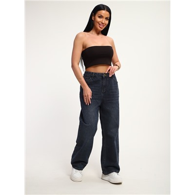 Джинсы женские больших размеров темно-синий, Арт. 3225