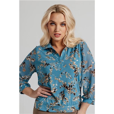 Блузка   7098/04/Голубой