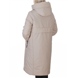 M-9098 BEIGE Пальто зимнее женское (верблюжья шерсть, 120 гр. холлофайбер)