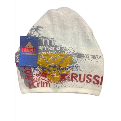 Шапка для мальчика MIALT Krim 91.004 бел