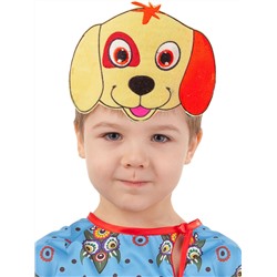 Маска из фетра Собака Мультиколор