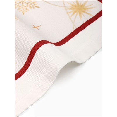 Набор салфеток сервировочных «Этель. Щелкунчик», 40×40 см - 4 шт., белые