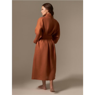 Халат женский домашний SL HOME «Softness»-52, 100% лён, 150 г/м2