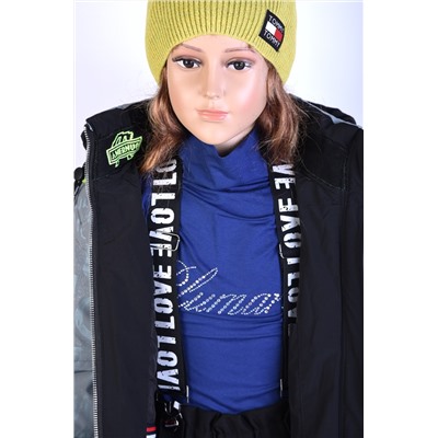 2107 Пальто на синтепоне Розовый - серый/130