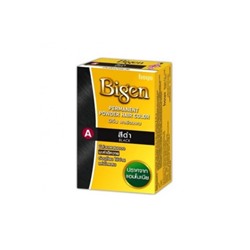 Краска для волос без аммиака и перекиси Bigen А Black цвет А Черный 6гр