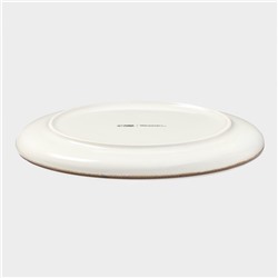 Тарелка Magistro «Церера», d=20.3 см, фарфор, белая