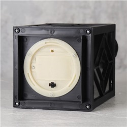 Светильник фонарь настольный 26 см черный / W672-21 /уп 30/от батареек