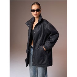 Плащ женский черный
