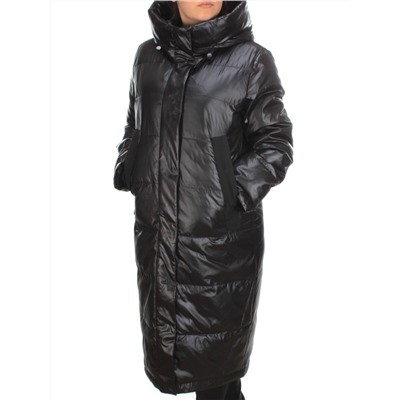 S21010 BLACK Пальто зимнее женское облегченное SNOW CLARITY