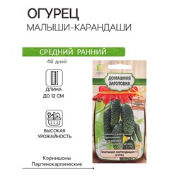 Семена Огурец "Малыши-карандаши", F1, 12 шт