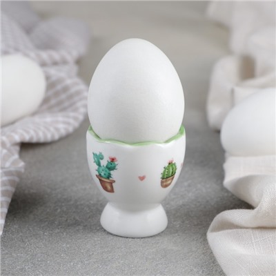 Подставка для яйца «Кактусы», 4,5×5 см