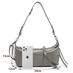 Женская сумка, кожа, MIRONPAN  521212 Серый