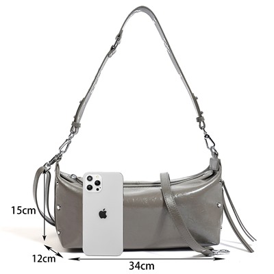 Женская сумка, кожа, MIRONPAN  521212 Серый