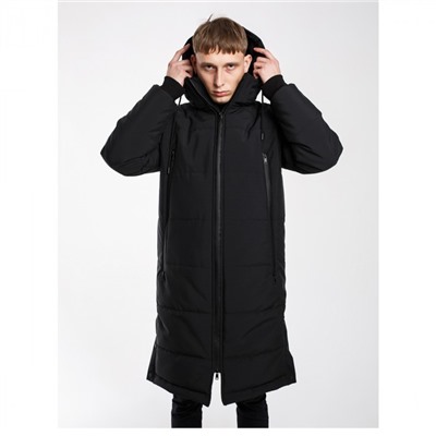 Зимняя мужская парка 950(1195) черная Nikolom