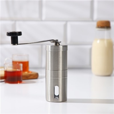 Кофемолка механическая Magistro Rodeo, 6×6×16.5 см керамический механизм