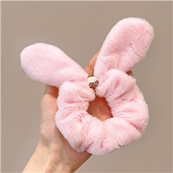 Резинка для волос пушистая "Заячьи ушки"