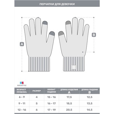 439232 NIKASTYLE Перчатки