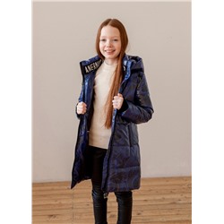 2184-S Пальто на синтепоне Синий/116