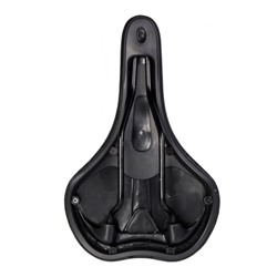 Седло велосипедное MTB COMIRON DART M001 270X195, Технологии: DW, ED. Верх: PU с прессованым принтом/Цвет: Чёрный /уп 30/